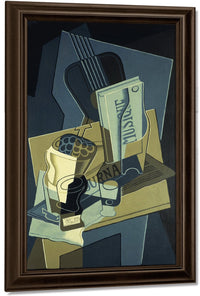 Music Book 8127 By Juan Gris Fine Art Print