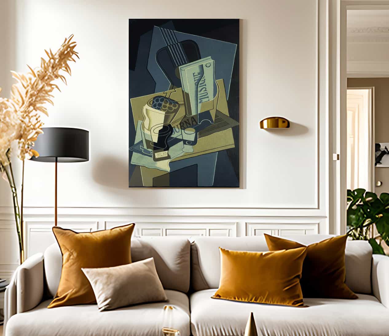 Music Book 8127 By Juan Gris Fine Art Print