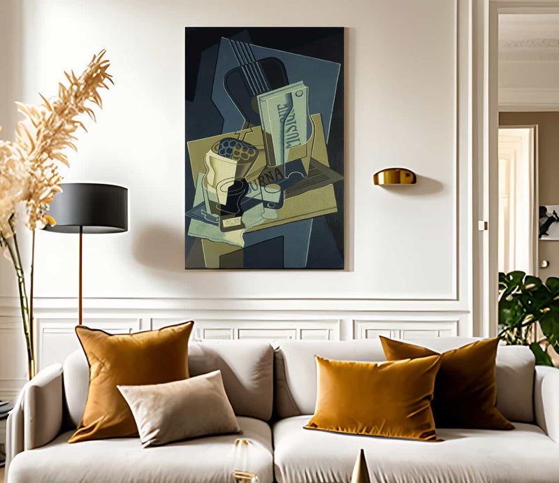 Music Book 8127 By Juan Gris Fine Art Print