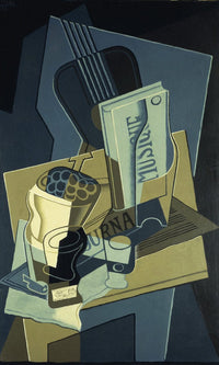 Music Book 8127 By Juan Gris Fine Art Print