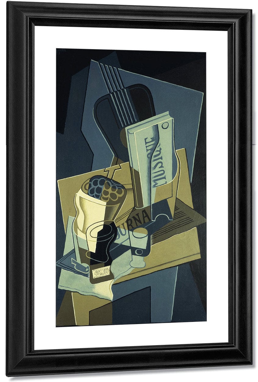 Music Book 8127 By Juan Gris Fine Art Print