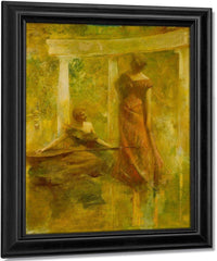 Music By Thomas Wilmer Dewing Fine Art Print