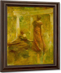 Music By Thomas Wilmer Dewing Fine Art Print