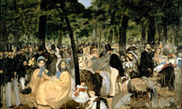 Music In The Tuileries Gardens By Edouard Manet Fine Art Print