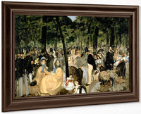 Music In The Tuileries Gardens By Edouard Manet Fine Art Print