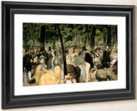 Music In The Tuileries Gardens By Edouard Manet Fine Art Print