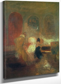 Music Party East Cowes Castle By Jwm Turner Fine Art Print