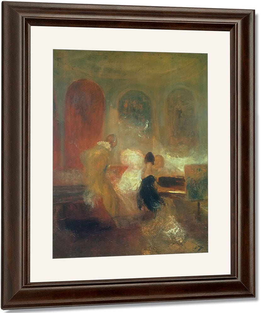 Music Party East Cowes Castle By Jwm Turner Fine Art Print