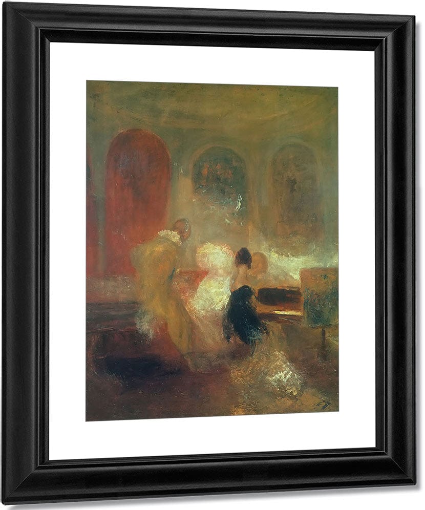 Music Party East Cowes Castle By Jwm Turner Fine Art Print