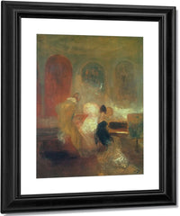 Music Party East Cowes Castle By Jwm Turner Fine Art Print