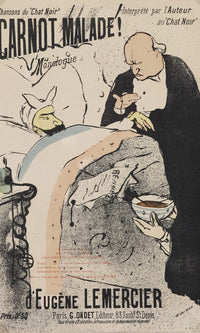 Music Sheet For Carnot Malade (Sick President Carnot) By Henri Marie Raymond De Toulouse Lautrec Monfa Fine Art Print