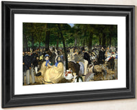 Musica En Las Tullerias 1862 7620X11810Mm National Gallery Small By Edouard Manet Fine Art Print