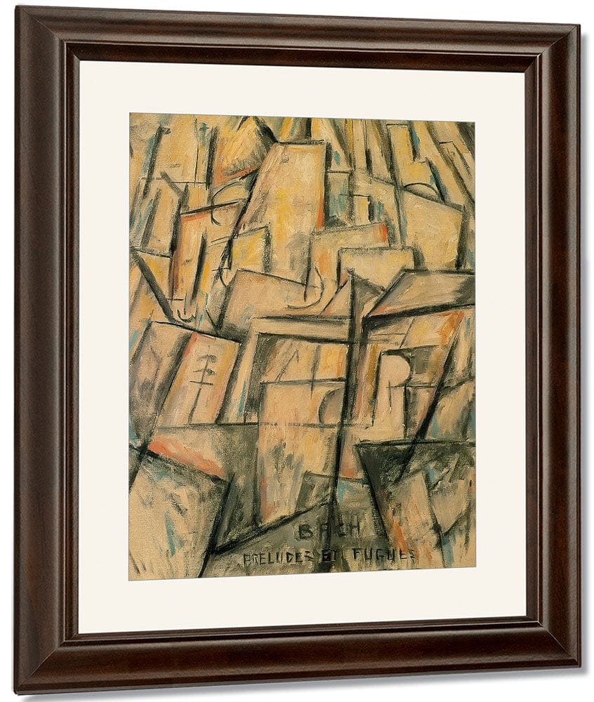 Musical Theme No 2 By Marsden Hartley Fine Art Print