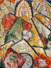 Musical Theme (Oriental Symphony) By Marsden Hartley Fine Art Print