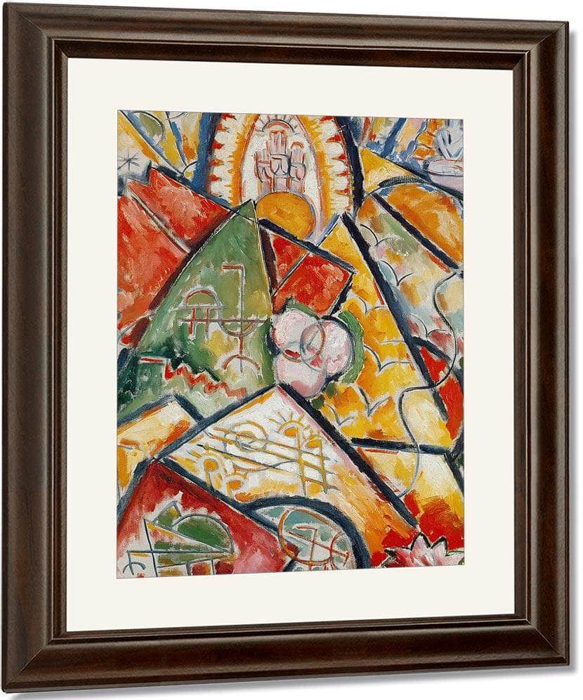 Musical Theme (Oriental Symphony) By Marsden Hartley Fine Art Print
