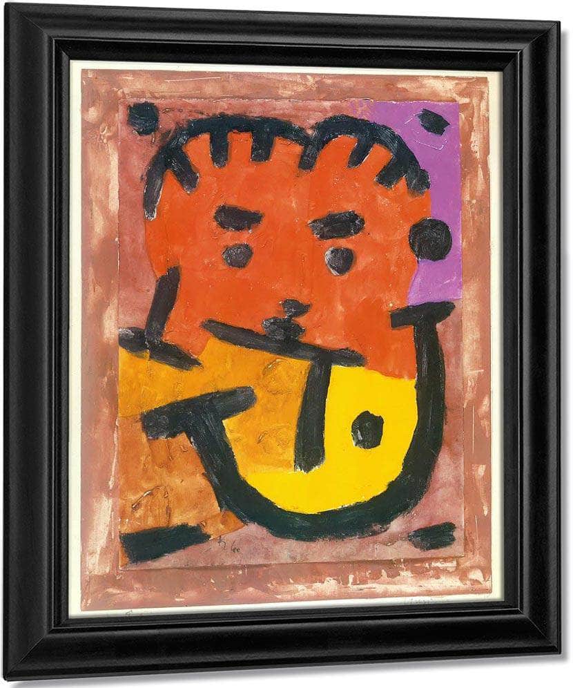 Musician 1937 T 17 (197) By Paul Klee Fine Art Print