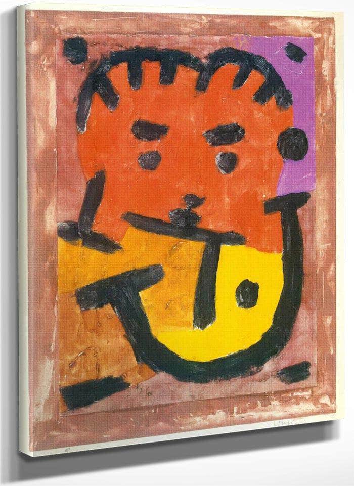 Musician 1937 T 17 (197) By Paul Klee Fine Art Print