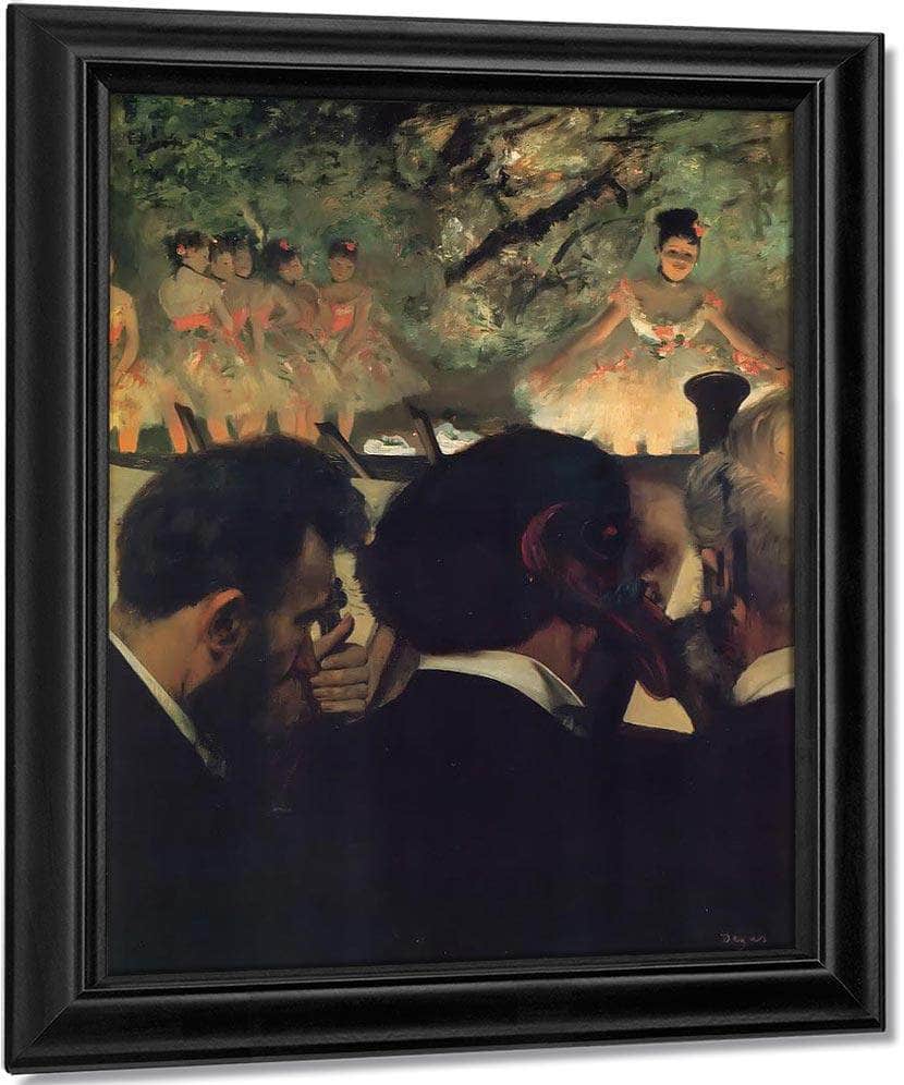 Musicians In The Orchestra By Edgar Degas Fine Art Print