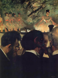 Musicians In The Orchestra By Edgar Degas Fine Art Print