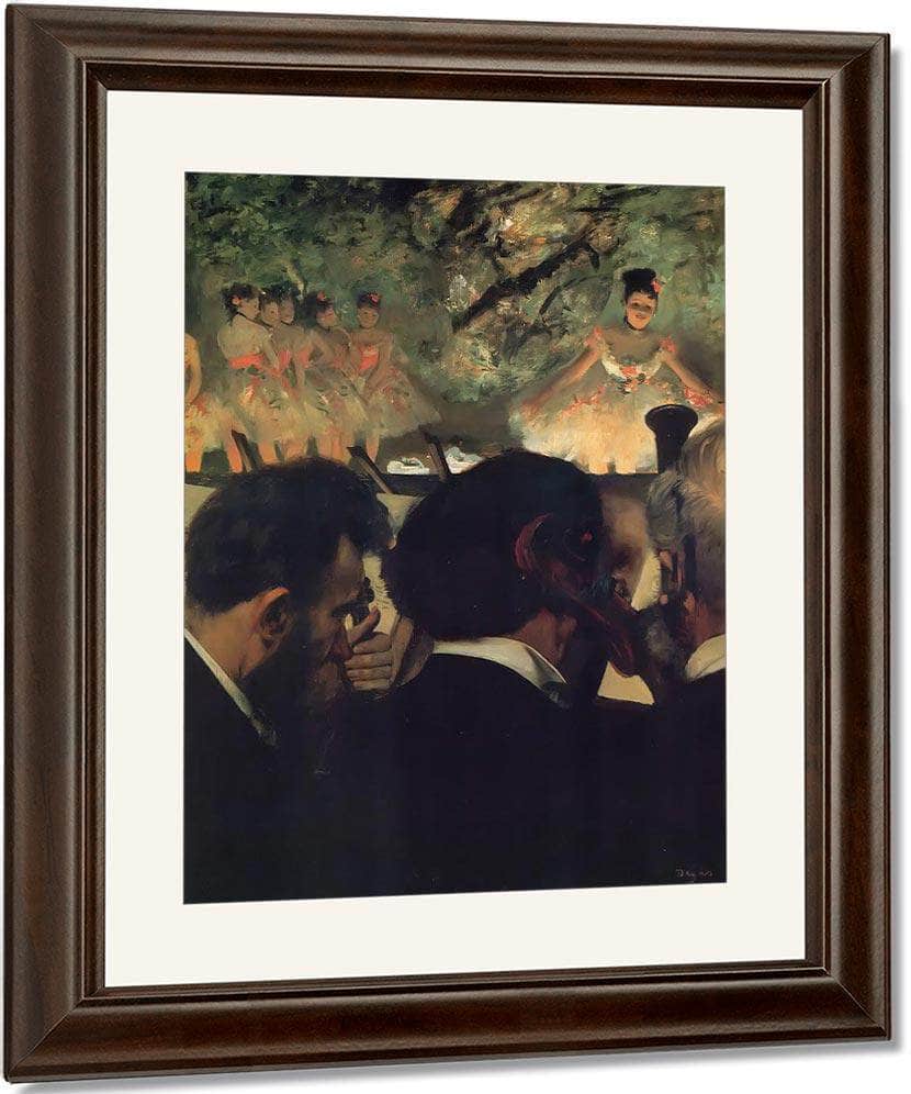 Musicians In The Orchestra By Edgar Degas Fine Art Print