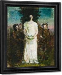 My Children (Mary, Gerald, And Gladys Thayer) By Abbott Handerson Thayer Fine Art Print