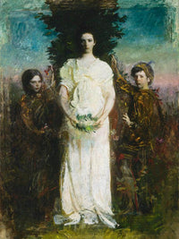 My Children (Mary, Gerald, And Gladys Thayer) By Abbott Handerson Thayer Fine Art Print