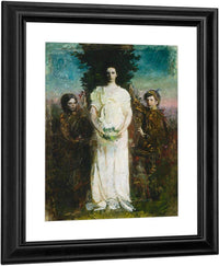 My Children (Mary, Gerald, And Gladys Thayer) By Abbott Handerson Thayer Fine Art Print
