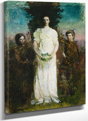 My Children (Mary, Gerald, And Gladys Thayer) By Abbott Handerson Thayer Fine Art Print