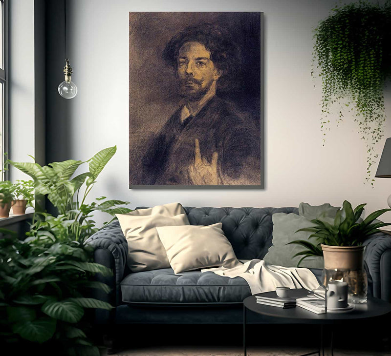 My Portrait By James Ensor Fine Art Print