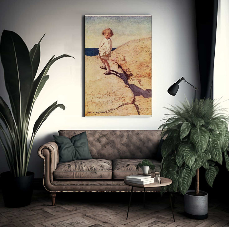 My Shadow By Jessie Willcox Smith Fine Art Print