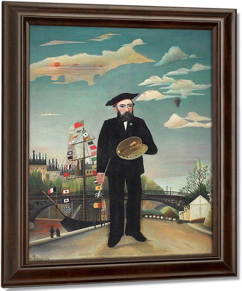 Myself Portrait Landscape 1890 By Henri Rousseau Fine Art Print