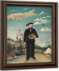 Myself Portrait Landscape 1890 By Henri Rousseau Fine Art Print