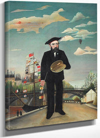 Myself Portrait Landscape 1890 By Henri Rousseau Fine Art Print
