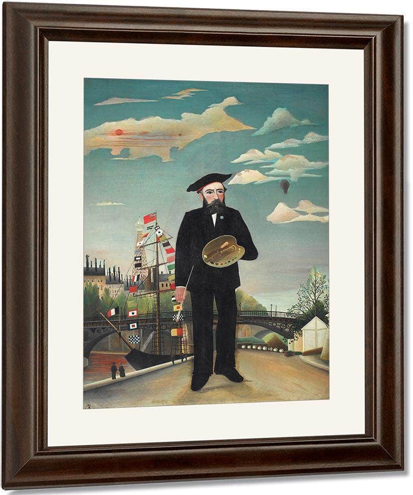 Myself Portrait Landscape 1890 By Henri Rousseau Fine Art Print