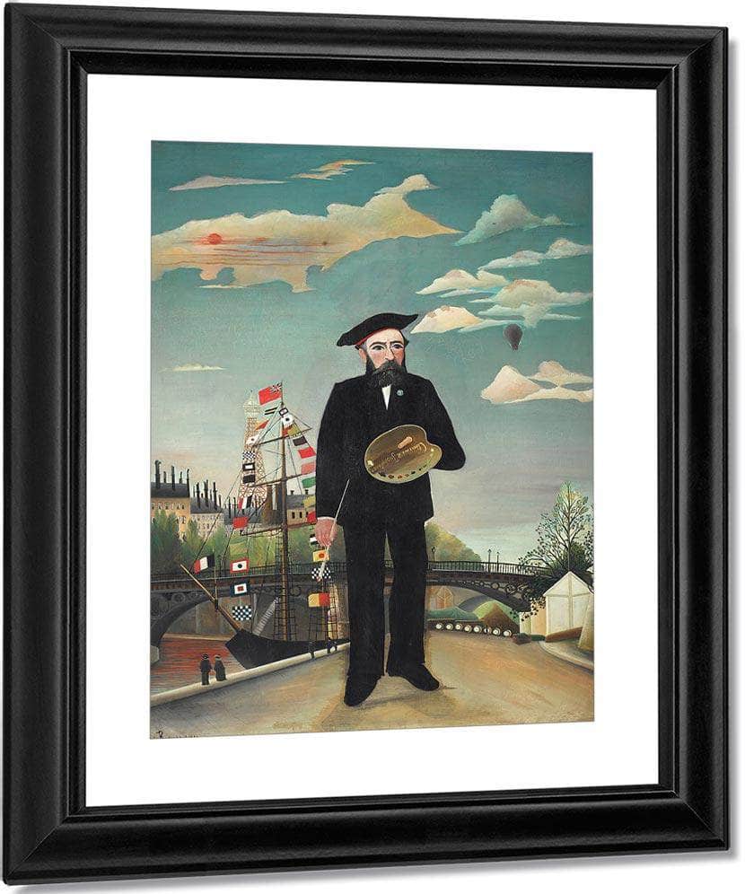 Myself Portrait Landscape 1890 By Henri Rousseau Fine Art Print