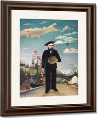 Myself Portrait  Landscape By Henri Julien Felix Rousseau Fine Art Print