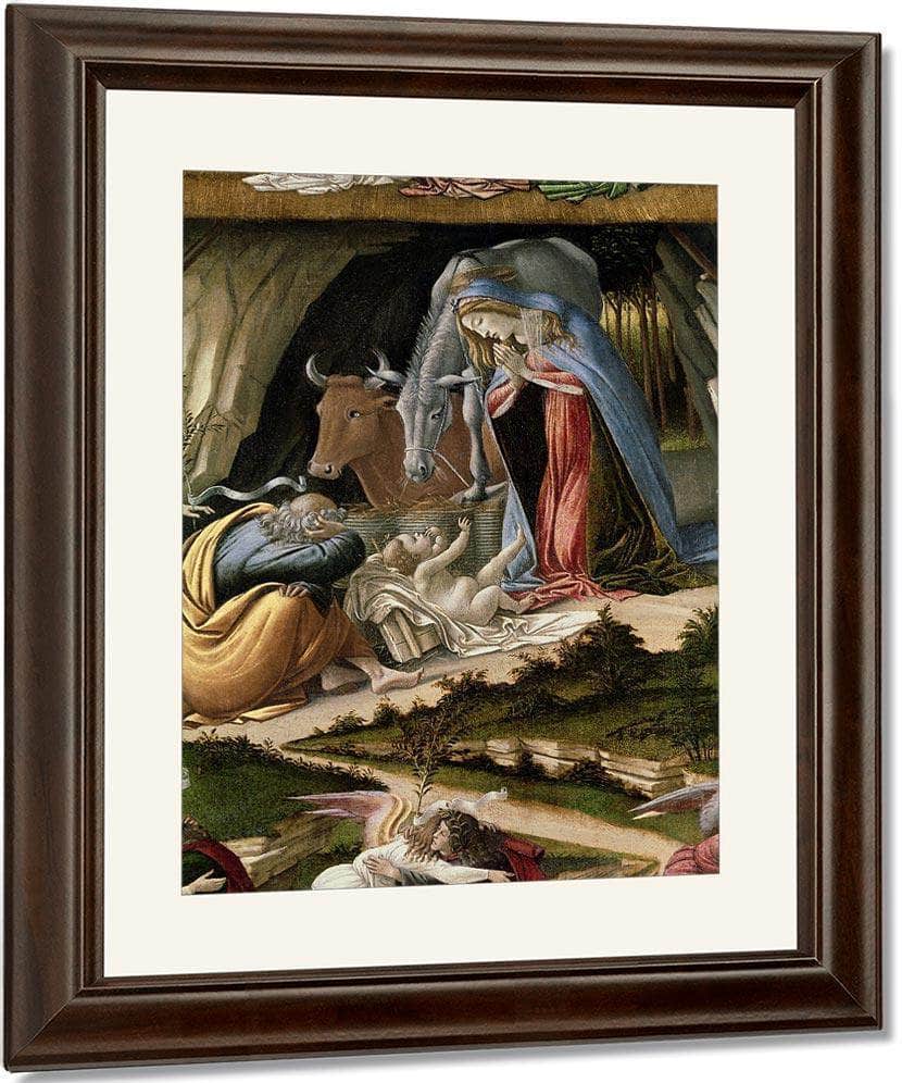 Mystic Nativity B By Sandro Botticelli Fine Art Print