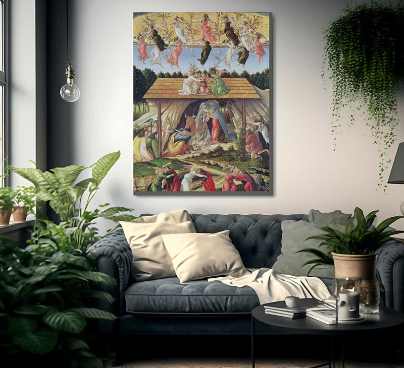 Mystic Nativity By Sandro Botticelli Fine Art Print