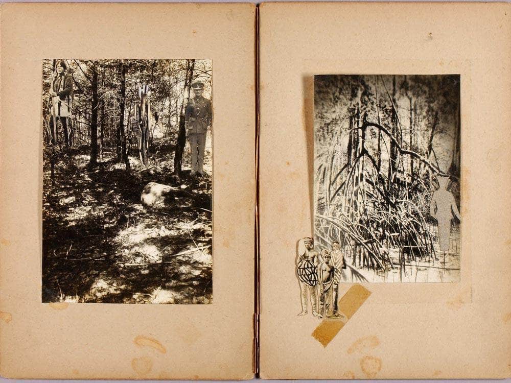 N. American Soldiers, Men In Mangrove, Study Folder For Book Concealing Coloration In The Animal Kingdom By Abbott Handerson Thayer Fine Art Print