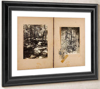 N. American Soldiers, Men In Mangrove, Study Folder For Book Concealing Coloration In The Animal Kingdom By Abbott Handerson Thayer Fine Art Print