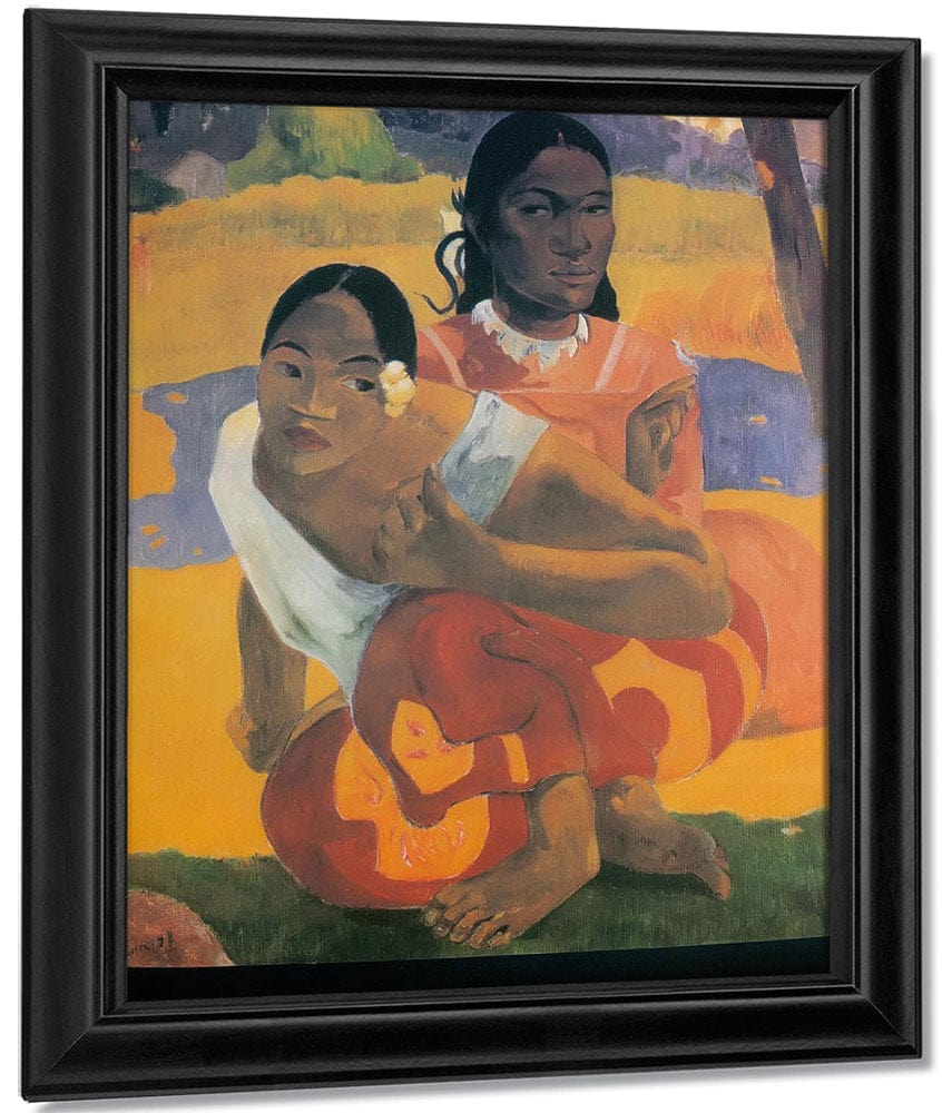 Nafea Faa Ipoipo (When Will You Marry) By Paul Gauguin Fine Art Print