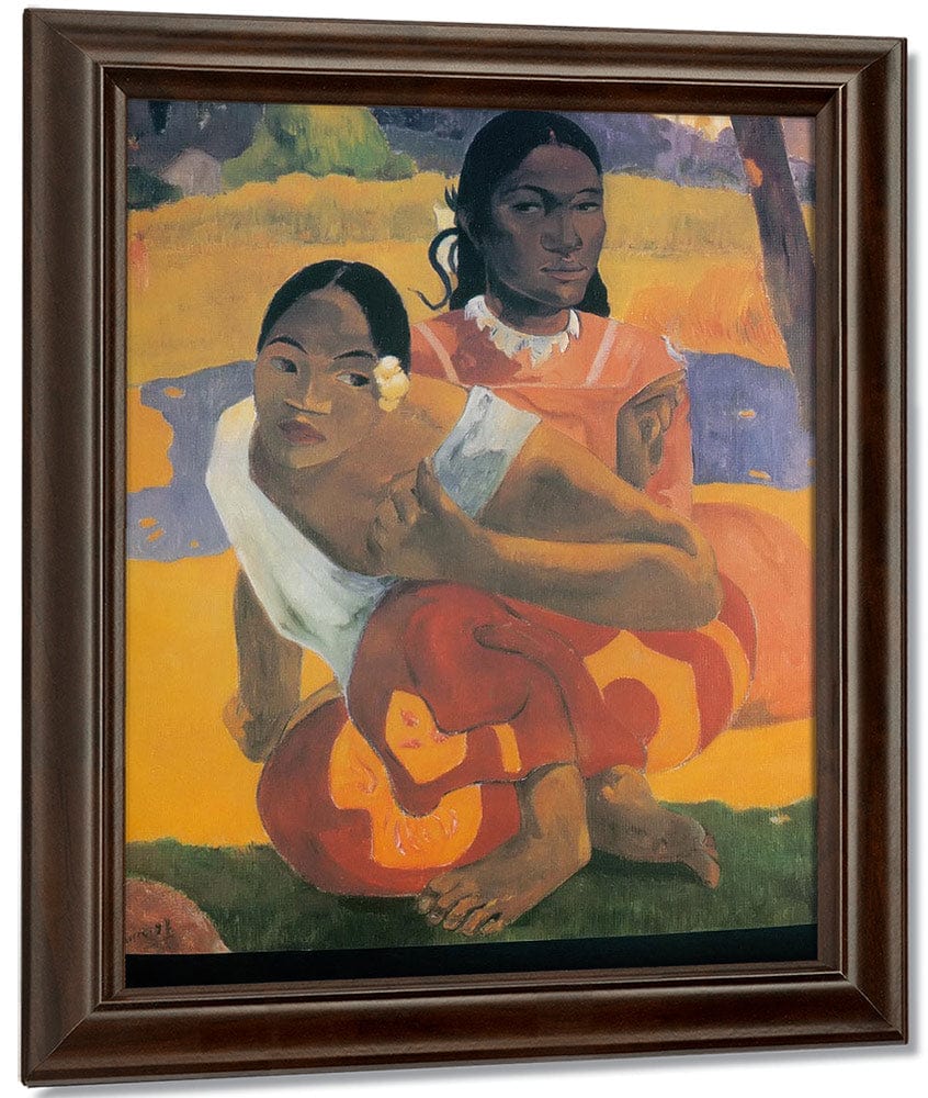 Nafea Faa Ipoipo (When Will You Marry) By Paul Gauguin Fine Art Print