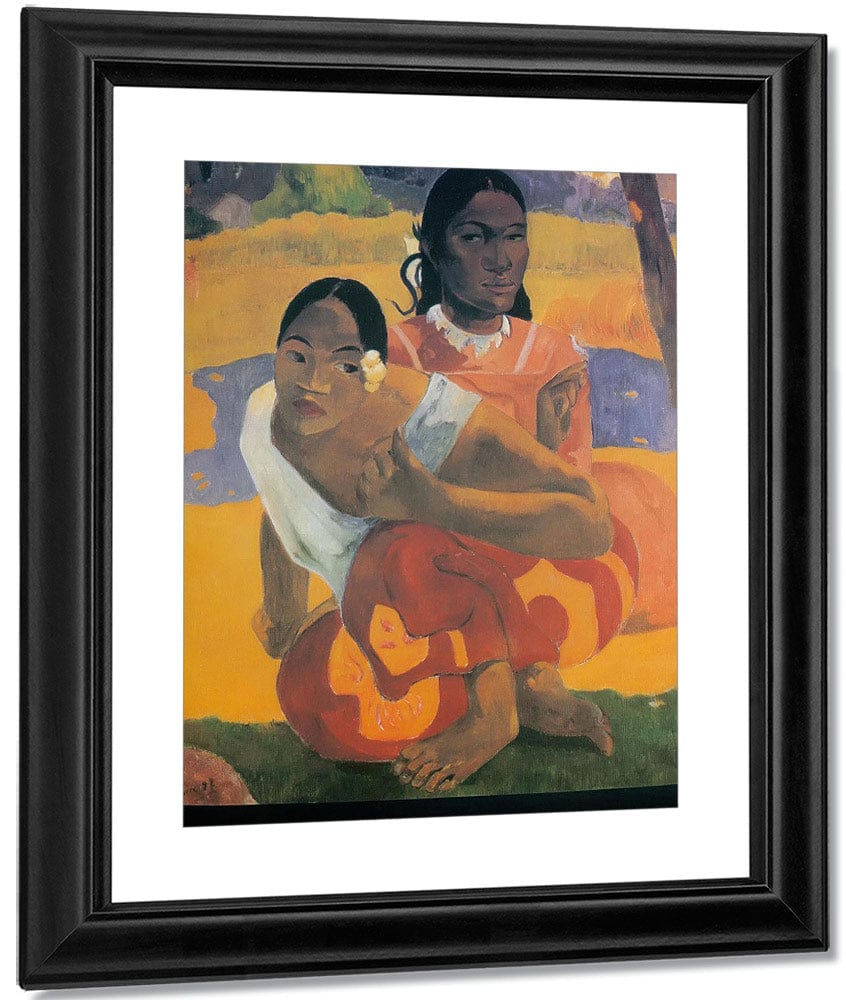 Nafea Faa Ipoipo (When Will You Marry) By Paul Gauguin Fine Art Print