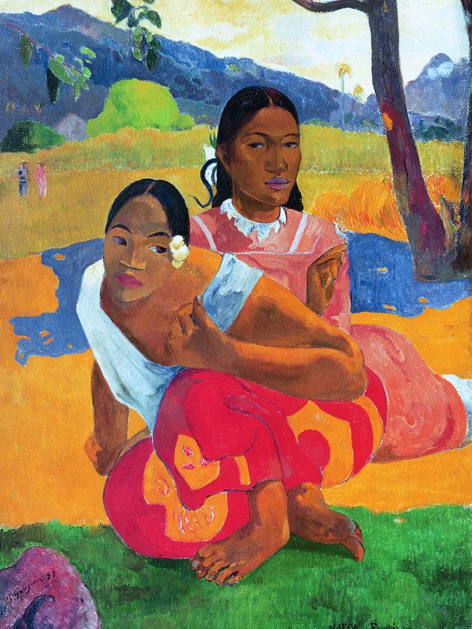 Nafea Faaipoipo (When Are You Getting Married) By Eugene Henri Paul Gauguin Fine Art Print