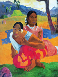 Nafea Faaipoipo (When Are You Getting Married) By Eugene Henri Paul Gauguin Fine Art Print