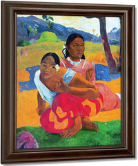 Nafea Faaipoipo (When Are You Getting Married) By Eugene Henri Paul Gauguin Fine Art Print