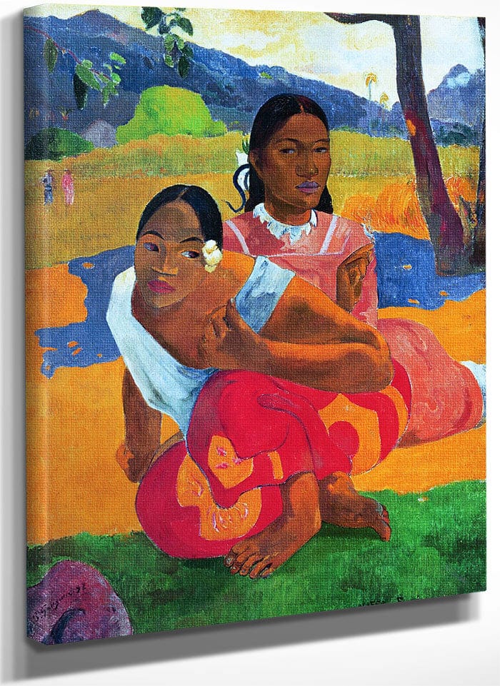 Nafea Faaipoipo (When Are You Getting Married) By Eugene Henri Paul Gauguin Fine Art Print