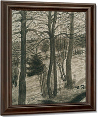 Naked Trees By Nicolai Astrup Fine Art Print