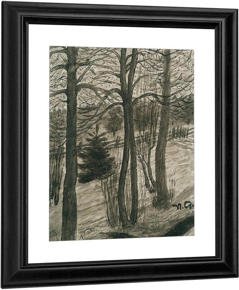 Naked Trees By Nicolai Astrup Fine Art Print