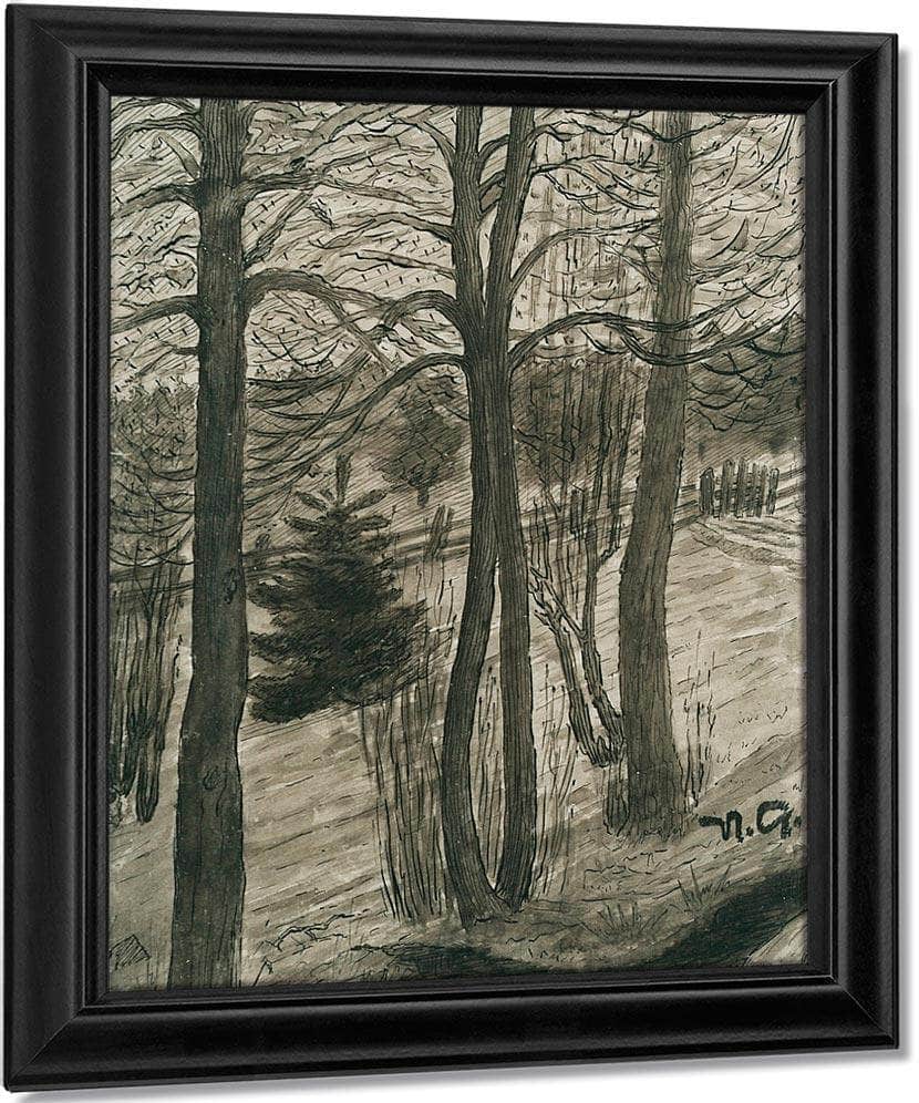 Naked Trees By Nicolai Astrup Fine Art Print